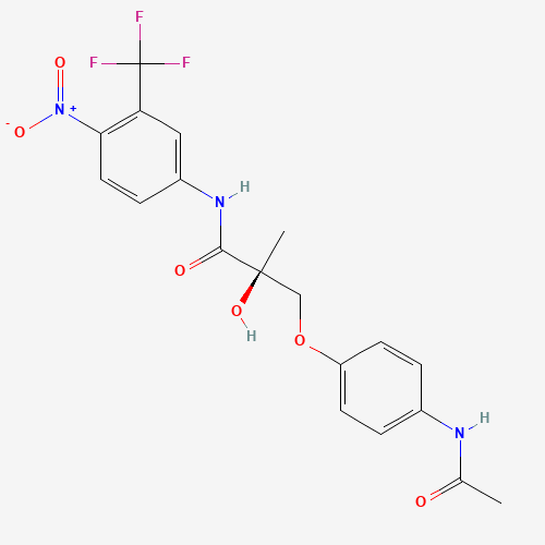 Diagramme de la structure moléculaire de Andarine - S4 S-40503, SARMs canadiens vendu par Helixx Online au Canada