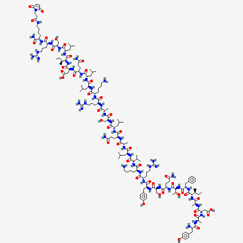Diagramme de la structure moléculaire de CJC-1295, Peptides canadiens vendu par Helixx Online au Canada