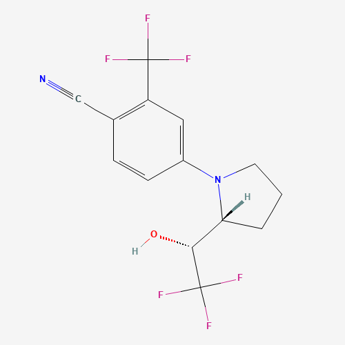 Diagramme de la structure moléculaire de LGD-4033 - Ligandrol, SARMs canadiens vendu par Helixx Online au Canada