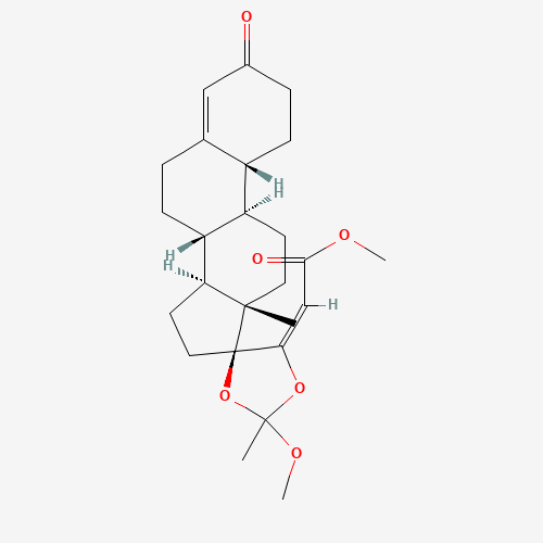 Diagramme de la structure moléculaire de YK11 - Myostine, SARMs canadiens vendu par Helixx Online au Canada