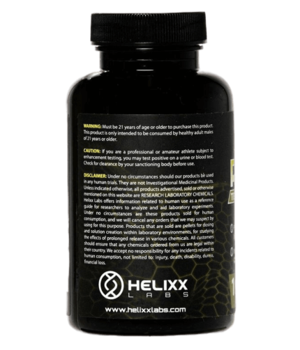 RAD140 Testolone SARMs -- Warning label from Helixx Online Canada