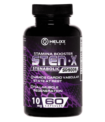 Stenabolic SR9009 by Helixx Online - 60 Capsules of 10mg for Fast Fat Burning and Improved Endurance